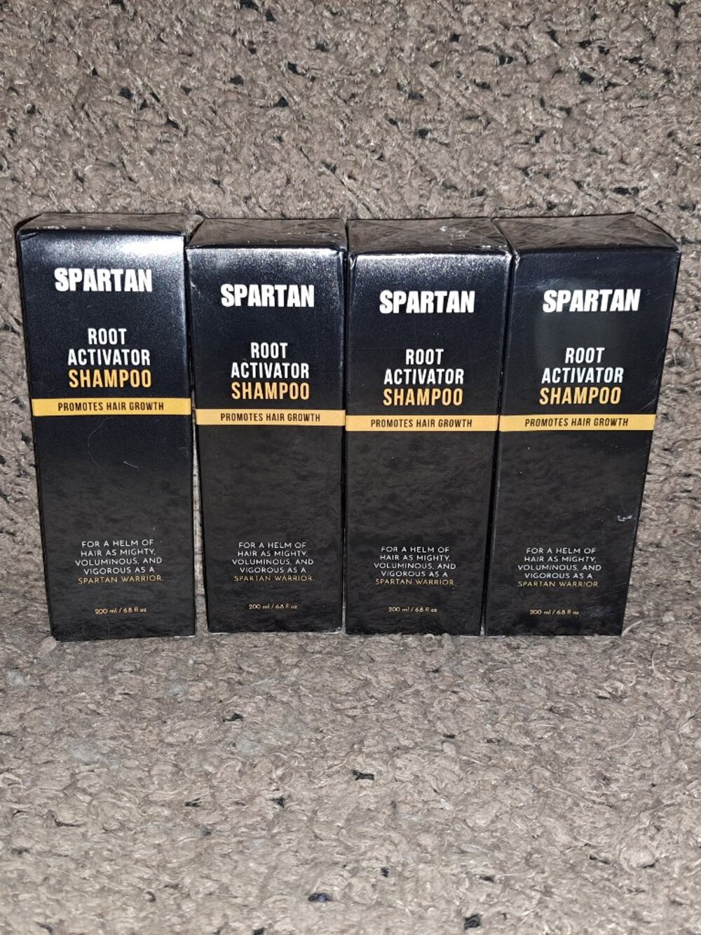 SPARTAN-Root Activator Shampoo Hair Growth 4-Pack 6.8 fl oz Each-New/Sealed